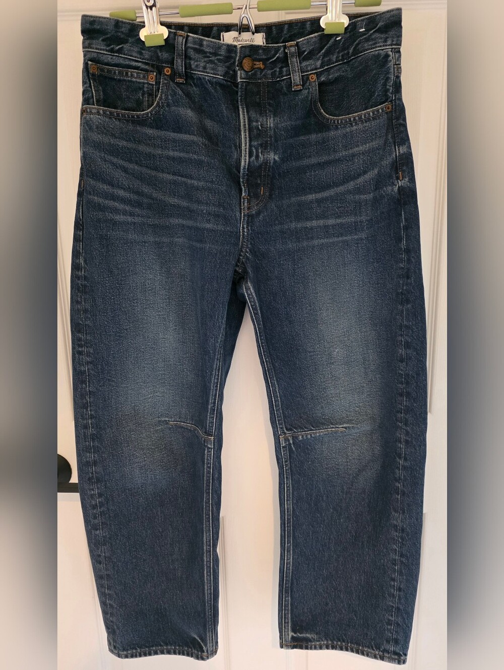 Madewell The Darted Barrel-Leg Jeans Size 28